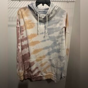 Aeropostale Women's Tie Dye Hooded Sweatshirt